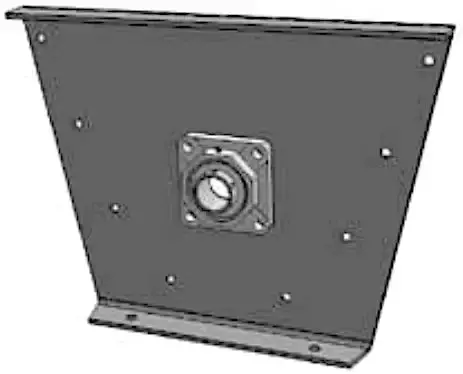#114 Flared Trough End Assembly For 12 Inch Screw Conveyors – Includes 3 Inch Babbitt Bearing 1
