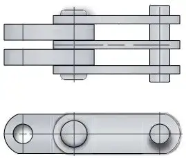 304800 Draw Bench Conveyor Chain — High-Strength Link Design 1