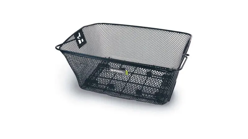 Basil Como Black Rear Rack Basket 1