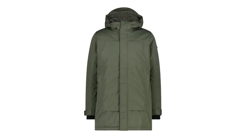 Cmp Men’S Fixed-Hood Weather-Resistant Parka 1