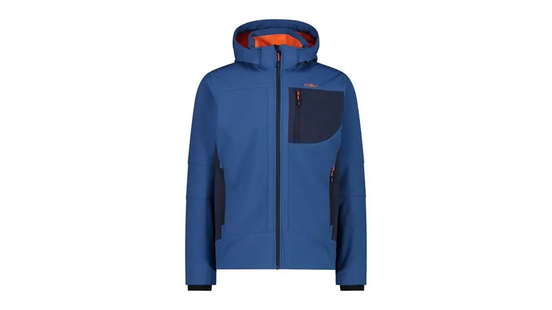 Cmp Men’S Zip-Hooded Softshell Jacket – Versatile Urban & Light Cycling Outer Layer 1