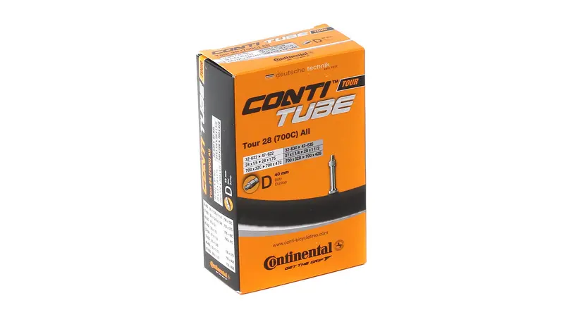 Continental Tour Inner Tube – 28 Inch, All D40 Valve 1
