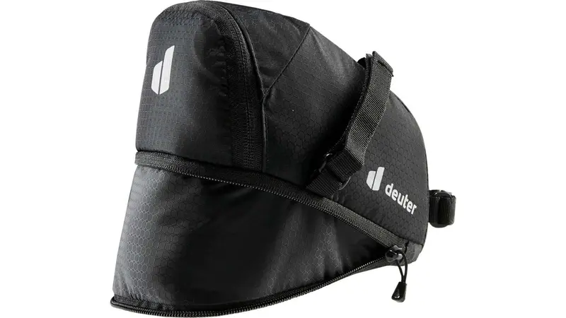 Deuter Bike Bag Combo: 1.1 + 0.3 Litre Dual-Compartment Saddle Pack 1