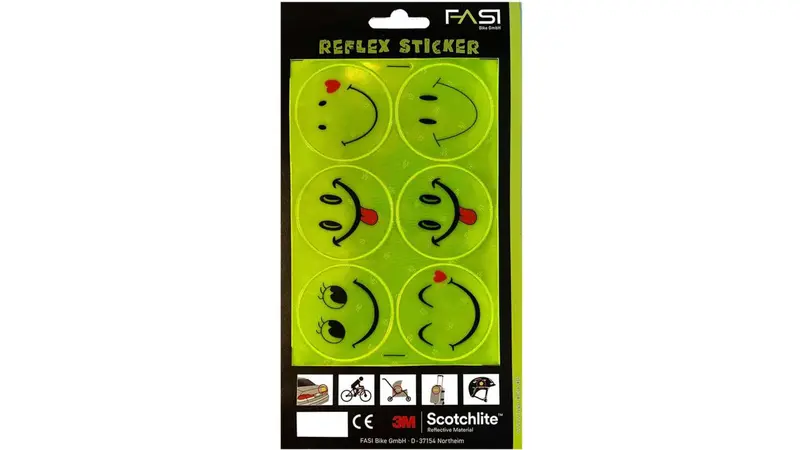 Fasi 3M Smiley Reflective Sticker Pack 1