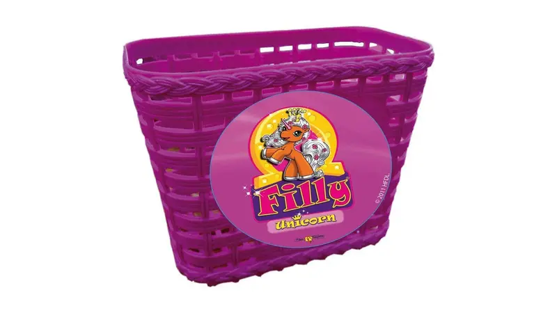 Filly Unicorn Kids' Handlebar Basket 1