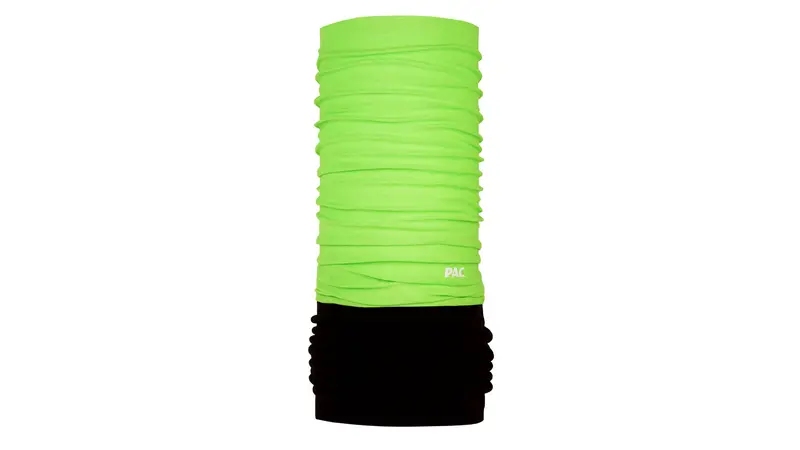 P.A.C. Fleece Scarf – Vibrant Neon Green 1