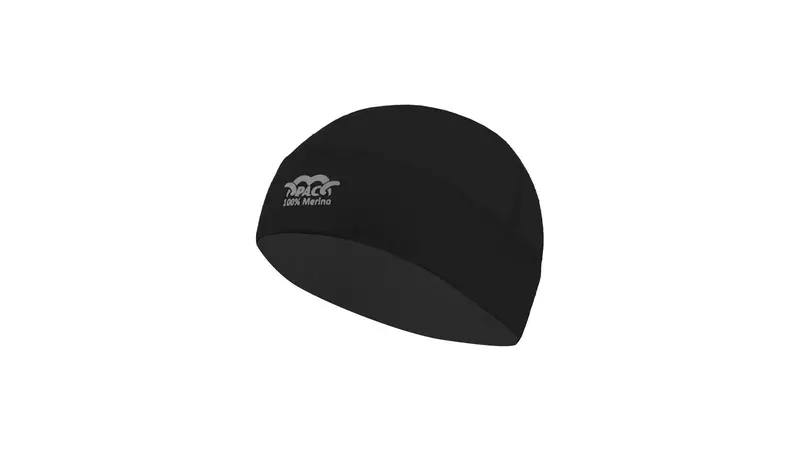 P.A.C. Merino Wool Beanie – Black 1
