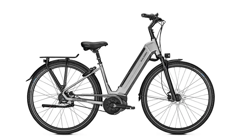 Raleigh Bristol Prem Electric Bike – 13.4 Ah Front-Light Wave Frame 1