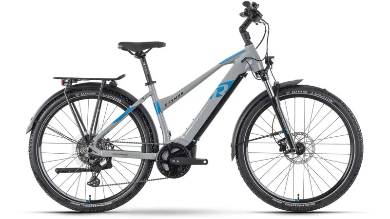 Raymon Crossray E 6.0 Trapezoidal Frame E-Mountain Bike 1