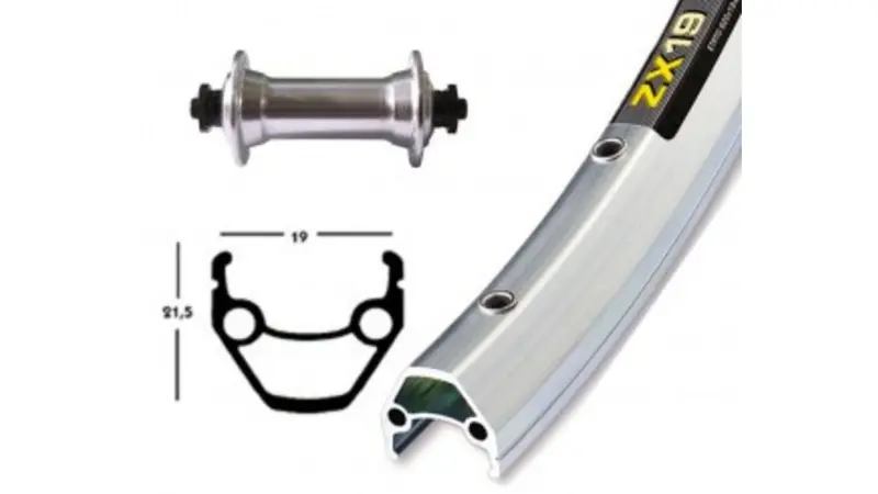 Rigida Zac19 Rim – 28-Inch Silver, Built For Road Use 1