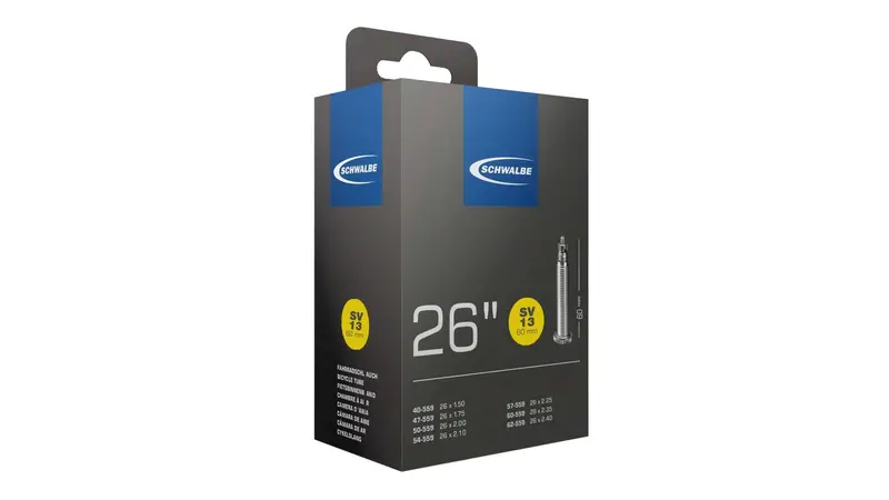 Schwalbe Sv13 Inner Tube – 26-Inch Universal Replacement Tube 1
