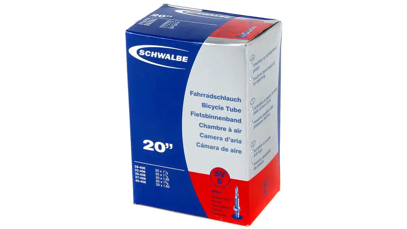 Schwalbe Sv6 Inner Tube For 20-Inch Wheels 1