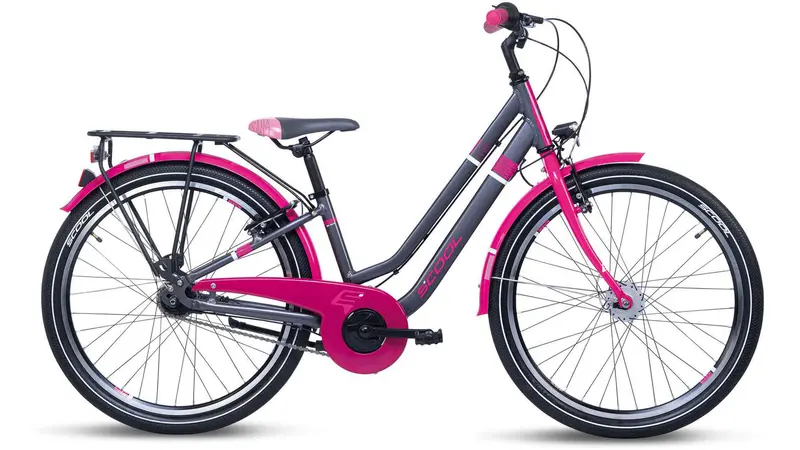 S'Cool Chix Twin Kids' Bike – 24-Inch, 3-Speed 1
