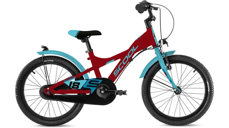 S'Cool Xxlite Street Kids' Bike – 18-Inch, 3-Speed Nexus Hub 1