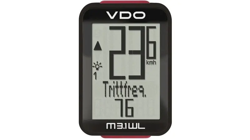 Vdo M3.1 Wl Wireless Bike Computer With Cadence Sensor 1