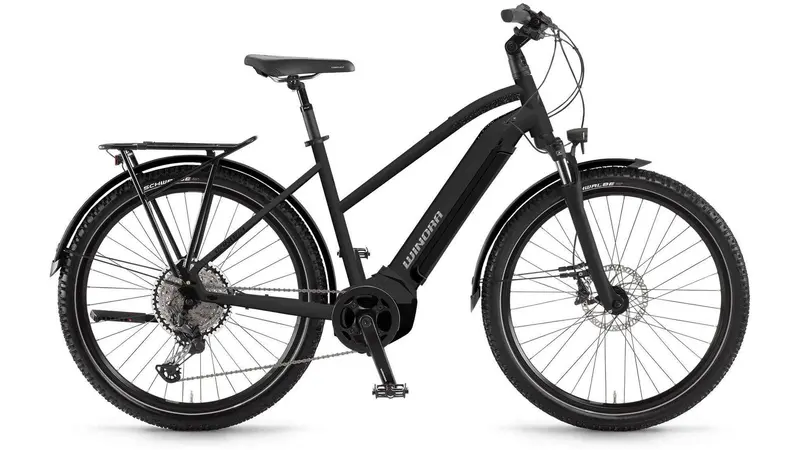 Winora Yucatan 12 Pro E-Trekking Bike With Trapezoidal Step-Through Frame 1