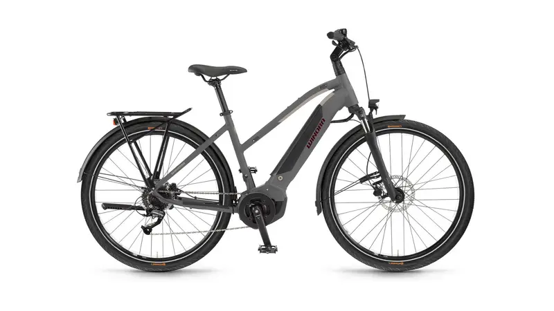 Winora Yucatan 8 Electric Trekking Bike With Trapezoidal Frame 1