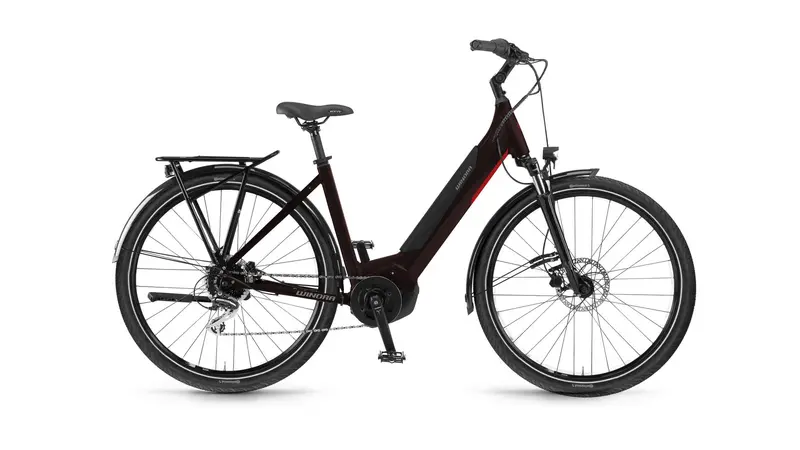 Winora Yucatan 9 Electric Trekking Bike With Wave Geometry Frame 1