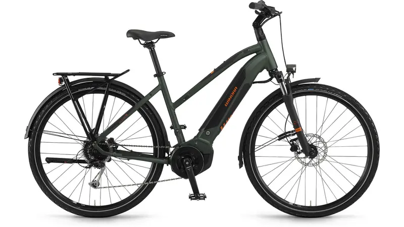 Winora Yucatan I9 Tr Trapez Frame Electric City Bicycle 1