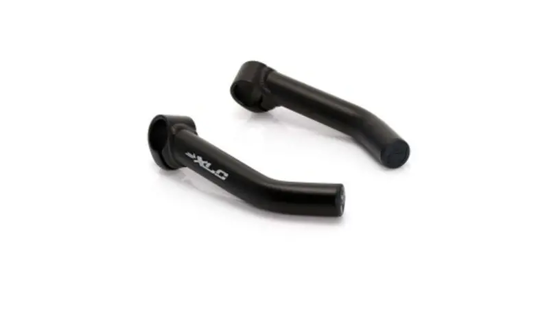 Xlc Be-01 Curved Bar-End Plugs – Matte Black Finish 1