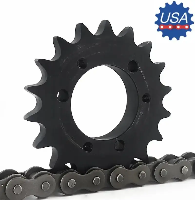 100E20 Qd-Type Sprocket – Quick-Disconnect Hub Design 1