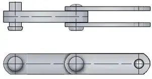 108400 Bar-And-Pin Conveyor Chain Assembly 1