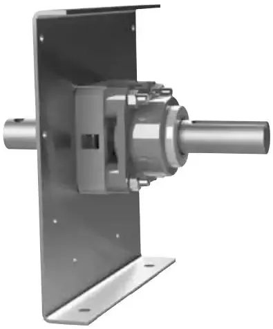 110 Trough End Assembly — Fits 14" Conveyors & 3" Chevron Rollers With Foot-Mounted Shaft 1