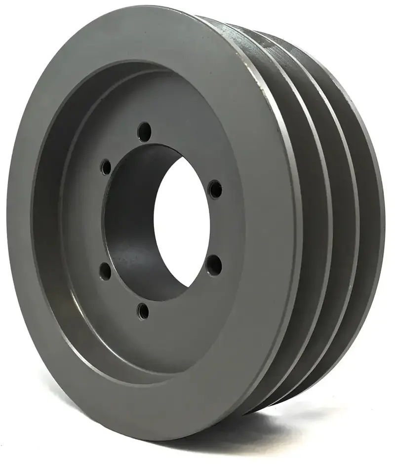 3C60Sf Triple-Groove V-Belt Sheave — 6.40" Outer Diameter 1