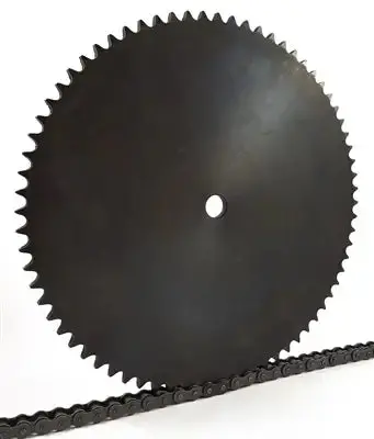 41A84 Ansi Sprocket – #41 Chain, 84 Tooth, Stock Bore, Carbon Steel 1