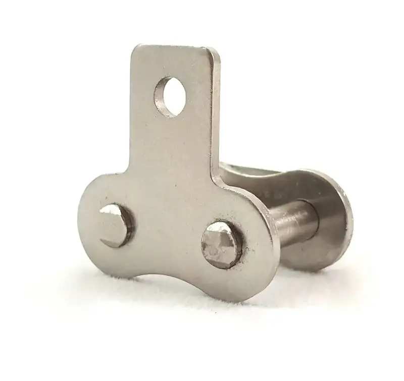 #80 Sk-1 Attachment Master Link – Nickel-Plated Roller Chain Connector 1