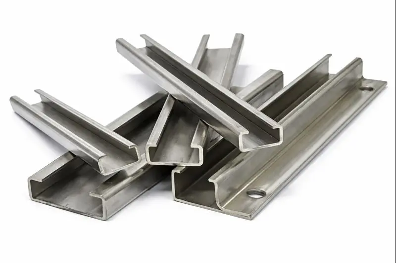 C15V Non-Galvanized Steel Mounting Channel – 15Mm Height, V-Slot Design 1