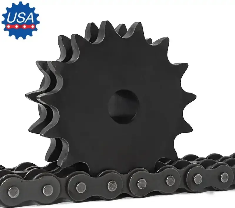 D60B11H Standard-Bore Sprocket – 11-Tooth, D-Section Chain Fit 1