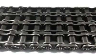 Premium #120-4 Quad-Strand Cottered Roller Chain – 10-Foot Box 1
