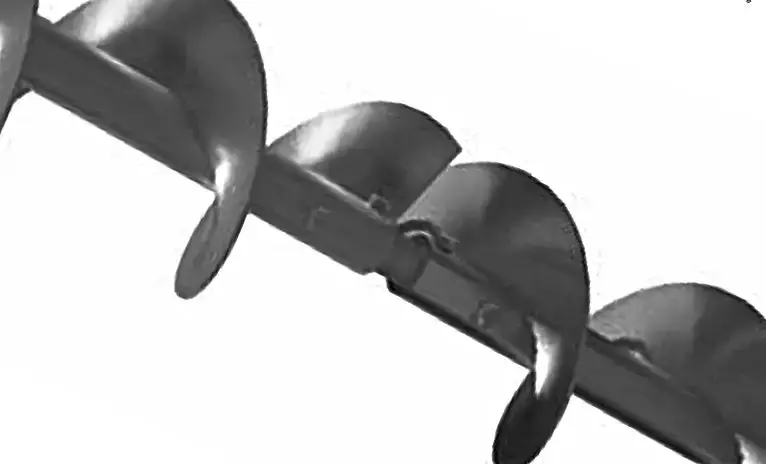 Quick-Change 6-Inch Right-Hand Sectional Screw — 9 Feet 10 Inches Long (Model 6Cs307) 1