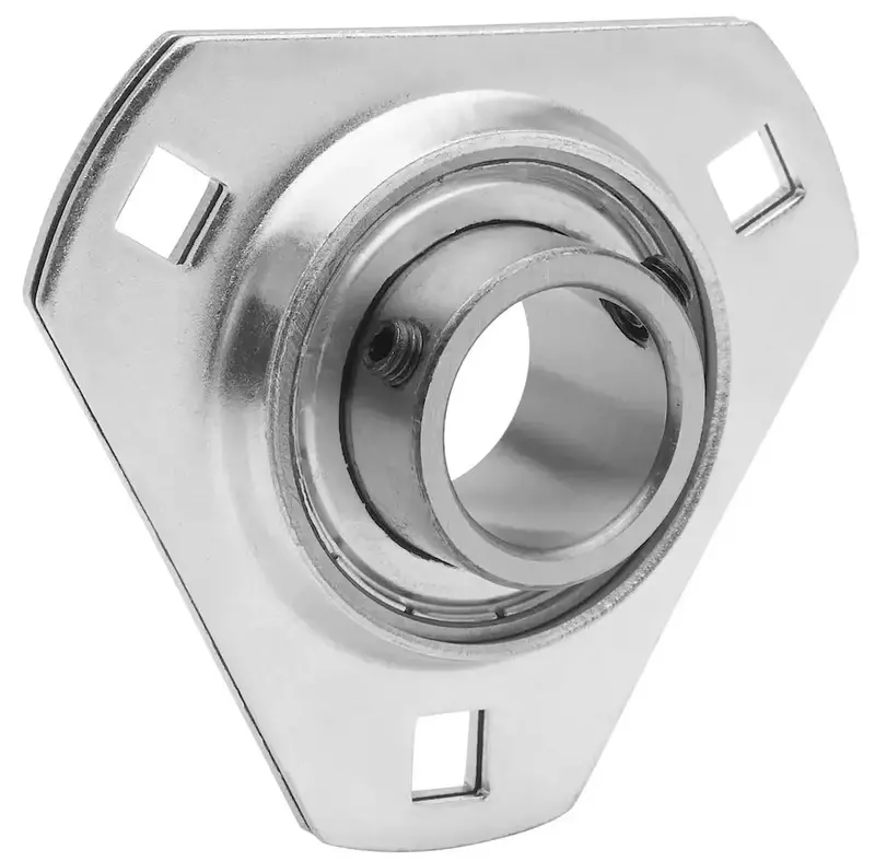 Sbpft205-16 Stamped Steel 3-Bolt Flange Bearing — 1 Inch Bore, Light-Duty Support 1