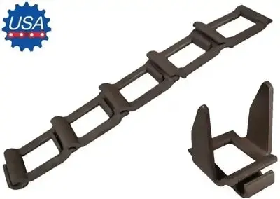 Sdc #55 Roller Chain With Hb4 Attachments – Spaced Every 24.45 Inches, 10.19 Feet Long 1