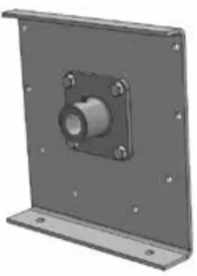 Style 101 Trough End Assembly For 20-Inch Screw Conveyor – Includes 3-Inch Bearing Housing 1