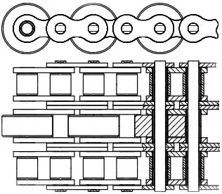 T513Sfrf Stainless Steel Accumulator Chain – Type D, Food-Grade, Flexible Roller Chain For Accumulation Zones 1